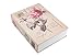 EIOU 7.1 * 4.7 *2.3 inches Beautiful Rose Locking Book Safe With Key Security Diversion Hidden Book Safe With Strong Metal Case inside safe