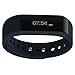 Twinbuys Smart Bracelet Bluetooth 4.0 Android iOS Touch Screen IP68 Waterproof Fitness Tracker Phone Message Notice Pedometer Distance Calories Counter Sleep Monitor Health Sport Wristband Blue
