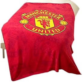 Zap Manchester United Red Crest Fleece Blanket