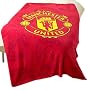 Zap Manchester United Red Crest Fleece Blanket