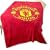 Zap Manchester United Red Crest Fleece Blanket