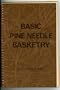 Basic Pine Needle Basketry
