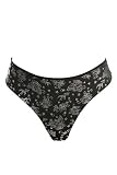 Torrid Plus Size Tattoo Keyhole Thong - Black