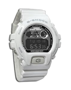 Casio G-Shock Mirror-Metallic White Mens Digital Watch - Casio DW6900NB-7