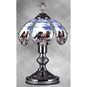Horses on the Range 14 Touch Lamp ET-14HO6