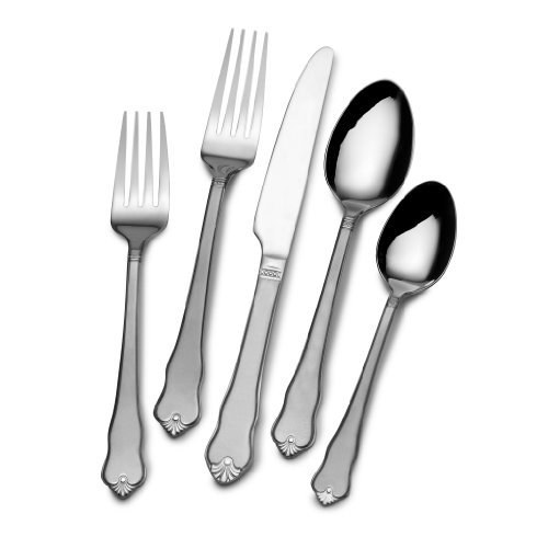 International Silver Centennial Frost 18/0 Stainless Steel Flatware, 20-Piece Set, Service for 4 (5123291)