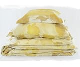Silk Jacquard Duvet Cover and matching Sham -- Autumn leaves