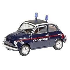 Dickie-Schuco 452586300 - Schuco - Fiat 500 Carabinieri 1:87 mit geschlossenem Dach, blau, Vitrine mit Touchbox