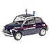 Dickie-Schuco 452586300 - Schuco - Fiat 500 Carabinieri 1:87 mit geschlossenem Dach, blau, Vitrine mit Touchbox