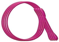 Fusionbrands 15-Inch Silicone Food Loop Trussing Tool, Pink, Set of 4