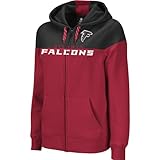 Reebok Atlanta Falcons Women's Football Full Zip Hooded Sweatshirt Medium Reebok Atlanta Falcons Women's Football Full Zip Hooded Sweatshirt Medium
