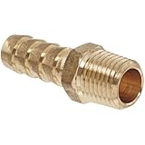 Anderson Metals 57001 Series Brass Hose Fitting, Connector, Barb x NPT Male