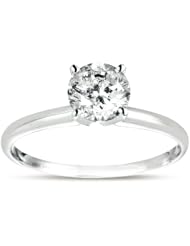 1 CTW Solitaire Ring -Size 7