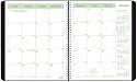 Brownline 2010 EcoLogix Monthly Planner 14 Months (Dec-Jan) Twin-Wire, Black, 11 x 8.5 Inches (CB435W.BLK)