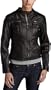 Miss Sixty Women's Zip Moto W/ Fro,Black,Small