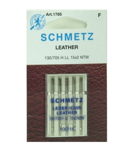 Schmetz Leather Machine Needles 5/Pk- Size 16/100