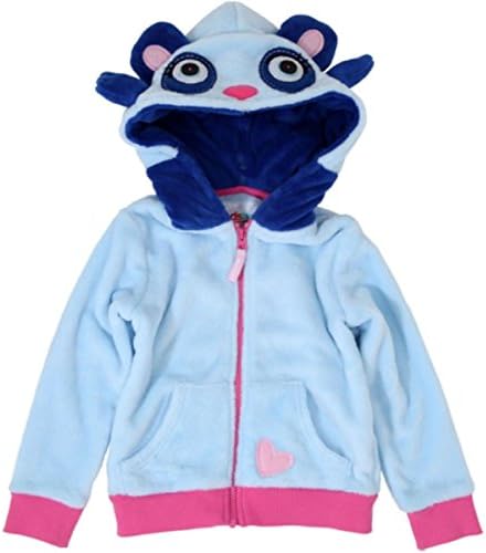 Hoodsbee, the girl's hoodie that becomes a plush friend, Blue Panda (7)