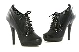 M-Gladys Lace Up Platform Oxford High Heel Shoe