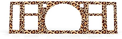 Cheetah Print Gauge Cluster Dash Bezel Trim fits: 1984-1988 Toyota Pickup No Tachometer (RPM Gauges) - Ferreus Industries - BZL-281-Cheetah-079-02