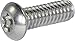 10-24 x 3/8 Tamper Resistant Torx Button Head Socket Machine Screw 18-8 Stainless Steel (T-25) (20)