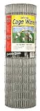 Garden Zone 432425 1" x 2" Mesh 14-Gauge Galvanized Wire Fence, 24" x 25'