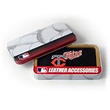 Minnesota Twins Embroidered Checkbook
