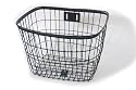 GOGO™ Quick-Release Front Handlebar Black Dense Steel Basket, 13" X 10" X 9"