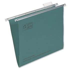 5 Star Office Suspension File Manilla Heavyweight with Tabs and Inserts A4 Green (Pack of 50)