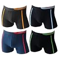 4er Pack Herren Retroshorts Boxershorts Remixx 035 farbig