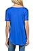 Shamaim Womens Short Sleeve Modal & Rayon T shirt V-Neck Tunic Top