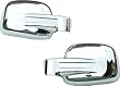Custom Chrome Door Mirror Cover Jeep Liberty 2002-2004 Covers Chrome Mirror Covers