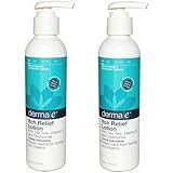Derma e Itch Relief Lotion with Chamomile, Tea Tree & E, 6oz (Set of 2)