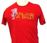 Schoolhouse Rocks Im Just A Bill Mens 1980s Vintage T-shirt by Mighty Fine