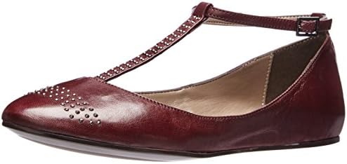 Nara Shoes Women's Tammy Mary Jane Flat,Alaska Burgundy,40 EU/10 M US
