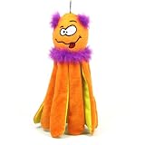 Kyjen Squeaky Squiggler Sea Monster Squiddy Dog Toy
