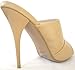 Bella Marie BEBE-01 Women's High Heel Stiletto Open Toe Dress Sandal Mules Slide