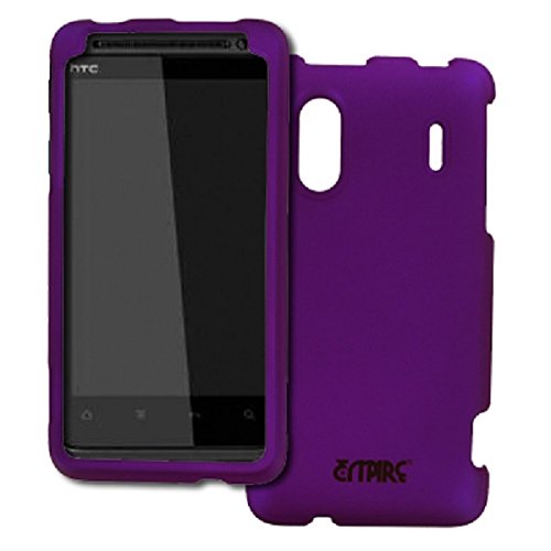 EMPIRE Purple Rubberized Hard Case Cover for Sprint HTC EVO Design 4G