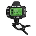 AT-320B Digital Clip-On / Mic Tuner for Guitar, Bass, Ukulele and Chromatic Instruments