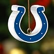 Indianapolis Colts Team 3D Logo Ornament NFL Football Fan Shop Sports Team Merchandise