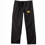 Iowa Hawkeyes NCAA Classic Scrub Pant (Black)