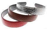 L. Erickson 1 Croco Embossed Headband