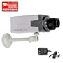 VideoSecu 1/3" Sony Effio Color CCD 700TVL WDR Body Box Security Camera Outdoor Day Night Vision for CCTV DVR Home Surveillance System with Power Supply, 3.5-8mm Varifocal Lens and Camera Bracket 1DV
