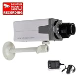 VideoSecu Day Night Outdoor DSP Digital CCD WDR Security Camera 1/3" SONY Effio 700TVL with 3.5-8mm Zoom Focus Auto Iris Lens , Power Supply, Camera Bracket 1DV ~ VideoSecu