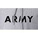 ARMY Hooded Sweatshirt in Gray
