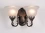 Meyda 14in. Wide Carlisle 2 Light Wall Sconce Light 80049