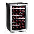 Wine Enthusiast Silent 28 Bottle Wine Refrigerator -stainless Steel Trim