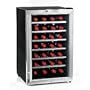 Wine Enthusiast Silent 28 Bottle Wine Refrigerator -Stainless Steel Trim Door