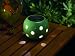 Smart Solar/Smart Solar 3183WRM1 Ceramic  Solar Sphere lantern Blue Ceramic