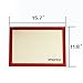 Imarku Silicone Baking Mat Set of 2,Non-Stick,Heat Resistant, Durable Bakeware ,Ideal for Macaron/Pastry/Cookie/Bun/Bread Making – (11 5/8