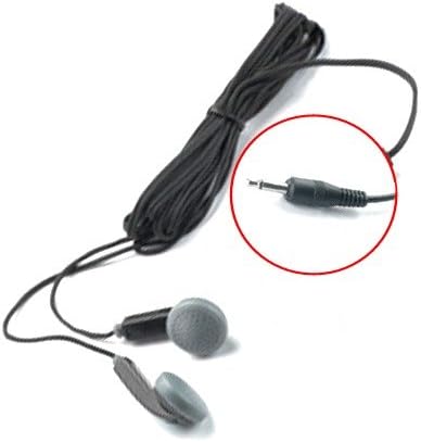 Panasonic **Extended-Life**Premium "EBS" Headset Compatible Universal Lightweight Bud Style For Transcriber models RR-830, RR-930, RR-980 Transcribers With 3.5MM Straight Plug